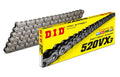 D.I.D X-RING CHAIN 520VX3 SILVER 120FB
