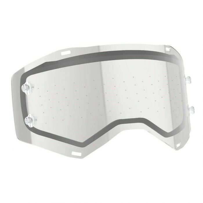 SCOTT PROSPECT/FURY MX DUAL LENS ANTI-STK WKS "DOTS"CLEAR AFC