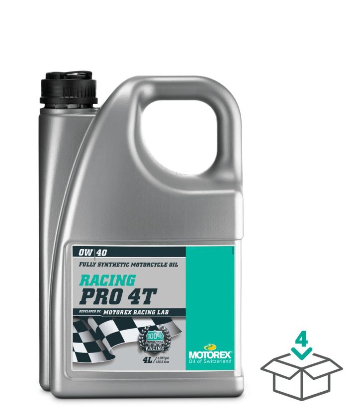 MOTOREX RACING PRO 4T 0W40, 4 LITER
