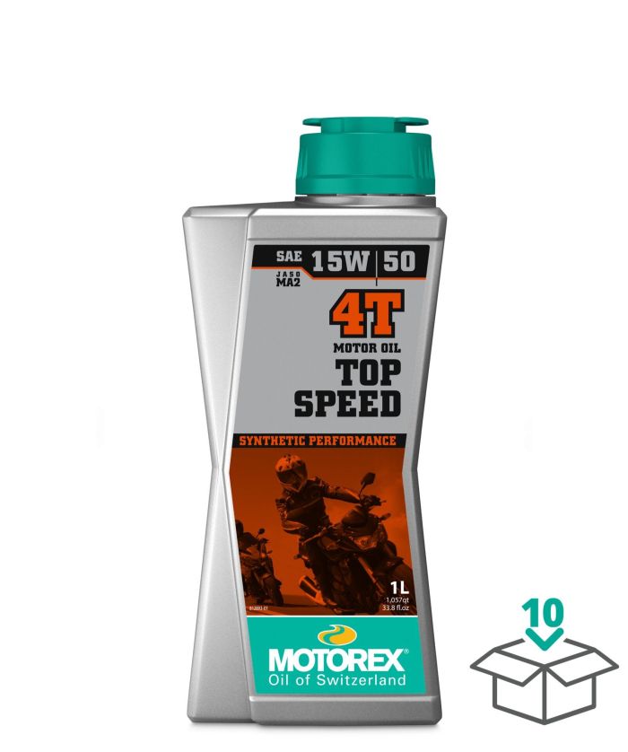 MOTOREX TOP SPEED 4T 15W50 JASO MA2, 1 LITER